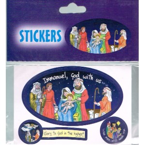 Stickers - Christmas - Immanuel, God with Us